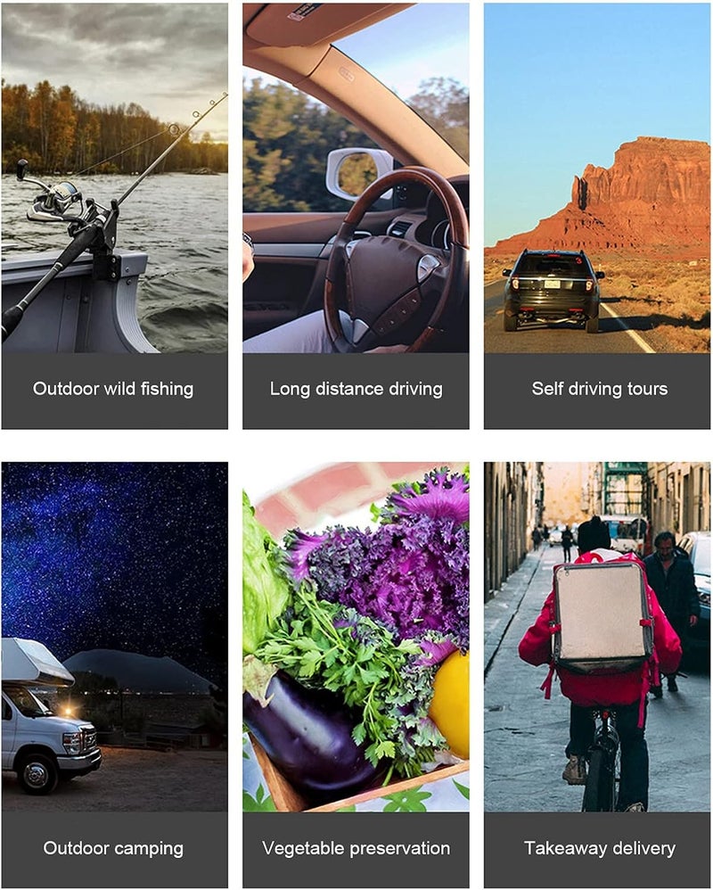 Fdit فرن ميكروويف محمول للسيارة 12 فولت يسخن في دقائق، تحكم في درجة الحرارة، مناسب للشاحنات، المسافرين، العمال - Image 5